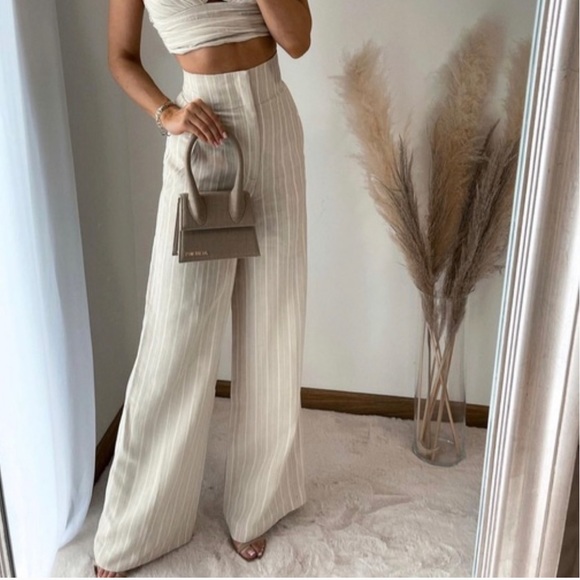 Zara Pants - Zara linen blend pants